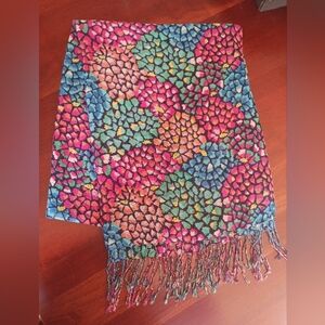 Lilly Pulitzer Murfee scarf "Tete a Tete" silk/cashmere